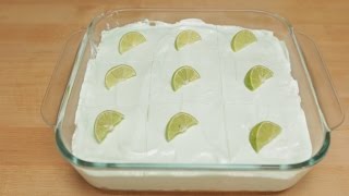 Easy Key Lime Cheesecake Bars [upl. by Einnalem792]