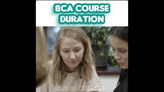 BCA Course Duration amp Admission Process shorts bijukicollege [upl. by Wehhtam]