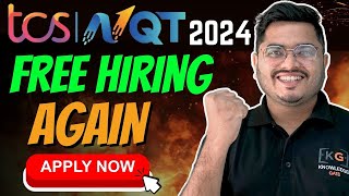 TCS Free NQT 2024 Batch Announced Again  TCS Hiring 2024 Batch  TCS NQT 2024 Batch Registration [upl. by Tiernan]