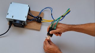 BUILD A DIY SPOT WELDING MACHINE FOR 18650 BATTERY [upl. by Frederico]