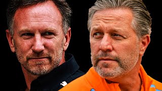 CHRISTIAN HORNER DESTROYS ZAK BROWN F1 News [upl. by Leipzig471]