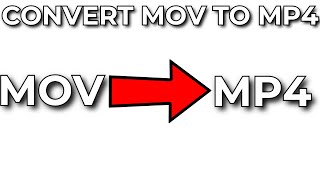 How To Convert MOV to MP4 Video File 2024 Full Guide [upl. by Afirahs685]