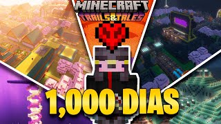 ✅ SOBREVIVIENDO 1000 días en Minecraft HARDCORE  PELICULA COMPLETA [upl. by Lyndsay]