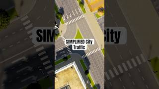 Creating Smooth Traffic with a Simple Intersection in Cities Skylines [upl. by Anaihk]