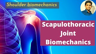 SCAPULOTHORACIC JOINT BIOMECHANICS SHOULDER COMPLEX [upl. by Laehcor484]