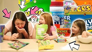 BRITISH SISTERS TRYING SUPER SOUR AMERICAN CANDY [upl. by Nesrac]