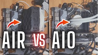 Air vs AIO Cooling for the 7800X3D Which is Better [upl. by Jeno696]