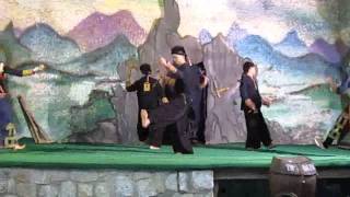 Black Hmong People Performing Traditional Dance [upl. by Aneekan]