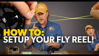 How to SETUP a Fly Fishing Reel StepbyStep Tutorial  2019 [upl. by Wittie]