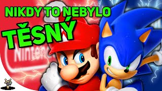 Největší herní rivalství které NIKDY NEEXISTOVALO  Mario vs Sonic [upl. by Connor]