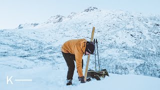 Practicing Telemark Turns on a Nordic Backcountry Ski Tour [upl. by Jocelin]