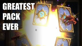 Greatest Hearthstone Pack Call Ever  Hearthstone Beta [upl. by Anny]