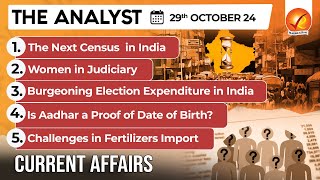 Current Affairs Today The Analyst 29 October 2024  Newspaper Analysis  Vajiram And Ravi [upl. by Ramma]