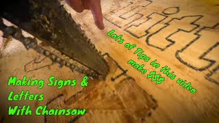 HOW TO CARVE WOOD LETTERS for SIGNS  sign wood carving    Bonus lessons amp Insights [upl. by Lynden]