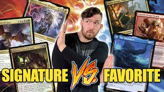 Signature Decks VS Favorite Decks  Commander  Magic the Gathering [upl. by Endaira]