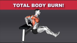 TOTAL BODY BURN  10Minute Full Body Workout for Muscles and Burning Calories [upl. by Kcirddehs]