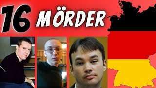 16 Mörder aus jedem Bundesland  Mörder Doku 2023 [upl. by Elnukeda135]