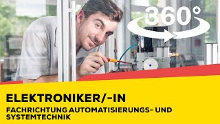 Elektronikerin Fachrichtung Automatisierungs amp Systemtechnik  Ausbildung in 360°  EZubis [upl. by Veejar]