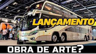 O ÔNIBUS MAIS ESPERADO DO BRASIL NOVO BUSSCAR NB1 PANORÂMICO DD EM TODOS OS DETALHES [upl. by Avot]