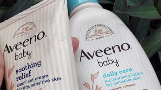 Aveeno baby soothing relief emollient cream review in bangla Aveeno cream vs Aveeno Lotion review [upl. by Buderus]