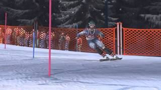 Lets play Wintergames  Ski Alpin Racing 2007  03  Slalom mit Bode Miller [upl. by Stefa]