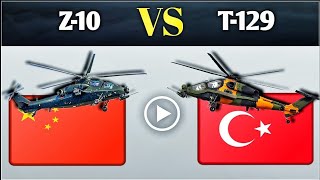 Turkish T129 ATAK VS Chinese Z10 Attack Helicopter [upl. by Hedda]