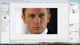GIMP Tutorial  Hautfarbe ändern Verdunkeln [upl. by Yelak705]
