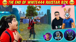 BAN WHITE444 RAISTAR B2K NEW AUTO HEADSHOT PLAYER SANKI444 BORN IN FREE FIRE GYANGAMING OP REACTION [upl. by Jamille]