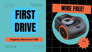 Segway Navimow i108 Robotic Lawn Mower First Drive [upl. by Cammy]