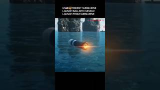 Trident 🔱 missile launch from submarine gaming shorts short modernwarships trending usa viral [upl. by Twila532]