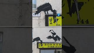 Banksy übersät London mit Tiermotiven banksy london art tagesschau [upl. by Irab]