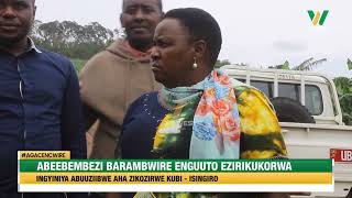 AGACENCWIRE Enguuto ya MbaareBukanga etwirwe amaizi ebyemishuuburo nibigyenda kubi Isingiro [upl. by Brunelle]