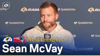 Sean McVay Postgame Press Conference Following Patriots Win [upl. by Ulah]