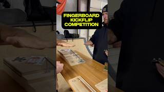 CAN YOU DO MORE KICKFLIPS fingerboard lcboards fingerboarding skateboard skate skateboard [upl. by Airdnax608]