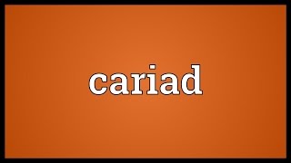 Cariad Meaning [upl. by Uy]