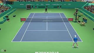 Djokovic vs Marterer Full Ace Tennis SF ATP250 Stockholm [upl. by Hardie]