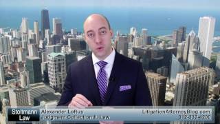 Judgment Collections Illinois Law 312 3324200 [upl. by Vharat]