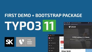 TYPO3 111 first demo with the Bootstrap Package [upl. by Adas484]