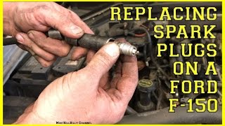 How To Replace The Spark Plugs on a Ford F150 [upl. by Elva]