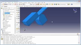 Modeling contact using Contact Pairs  Part 2 of 2 OLD SILENT version [upl. by Myrilla]