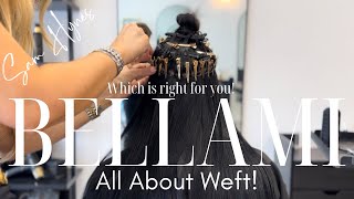 Which SewIn Extensions Is The Perfect Choice For You Weft Extensions Explained weftextensions [upl. by Ailasor]