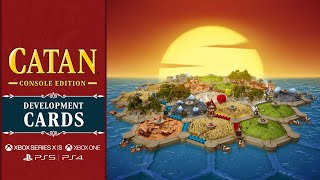 CATAN  Console Edition  How to play  Part 3  Development Cards [upl. by Diarmid]