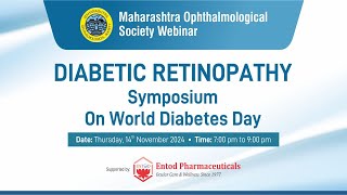 MOS WEBINAR  DIABETIC RETINOPATHY Symposium On World Diabetes Day [upl. by Derry513]