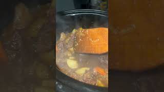 Crockpot beef stew beefstew beefstewrecipe crockpot crockpotrecipes dinner food cooking [upl. by Ligriv]