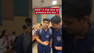 Asking Medicos🥼” NEET📚 K liye Kha se coaching li😍🔥 neet aiimsdelhi mbbs motivation [upl. by Hoashis]