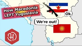 Why Didnt the Yugoslav Army Intervene in Macedonia [upl. by Naihr]