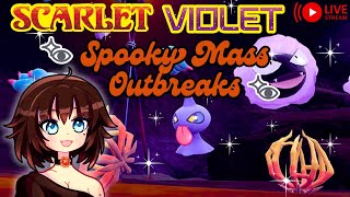 Shiny Hunting SPOOKY Mass Outbreaks in Violet  HAPPY HALLOWEEN 🎃 [upl. by Ardy]