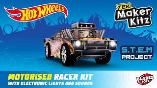 Hot Wheels Maker Kitz  Motorised Racer Kit [upl. by Orlanta578]