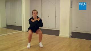 How to do a bodyweight squat  Bupa Health [upl. by Ssenav]