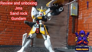 REVIEW AND UNBOXING Nascent Desert SAND ROCK GUNDAM FROM JMS MODEL [upl. by Rossy145]